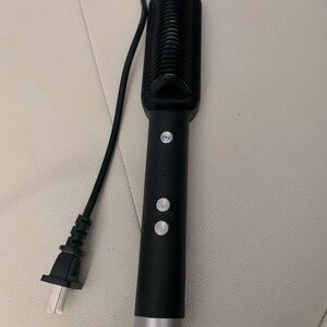 Professional Electric Hair Brush 2 in 1 NEW Straightening Smooth Silky
